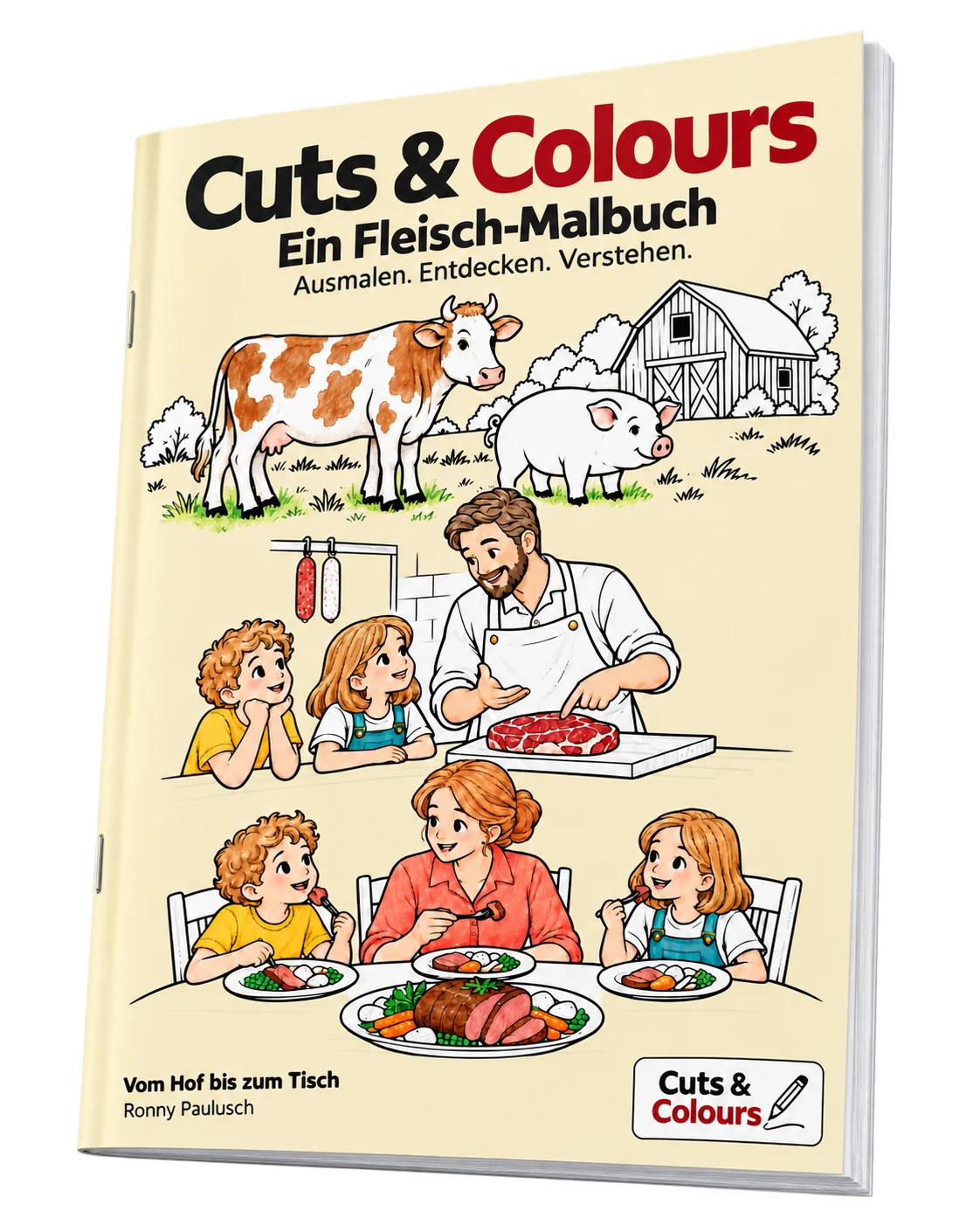Cuts & Colours – Ein Fleisch-Malbuch von Ronny Paulusch